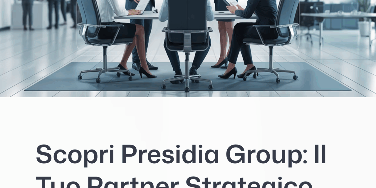 Presidia Group: I Servizi per la Gestione e la Sicurezza nelle Gare d’Appalto